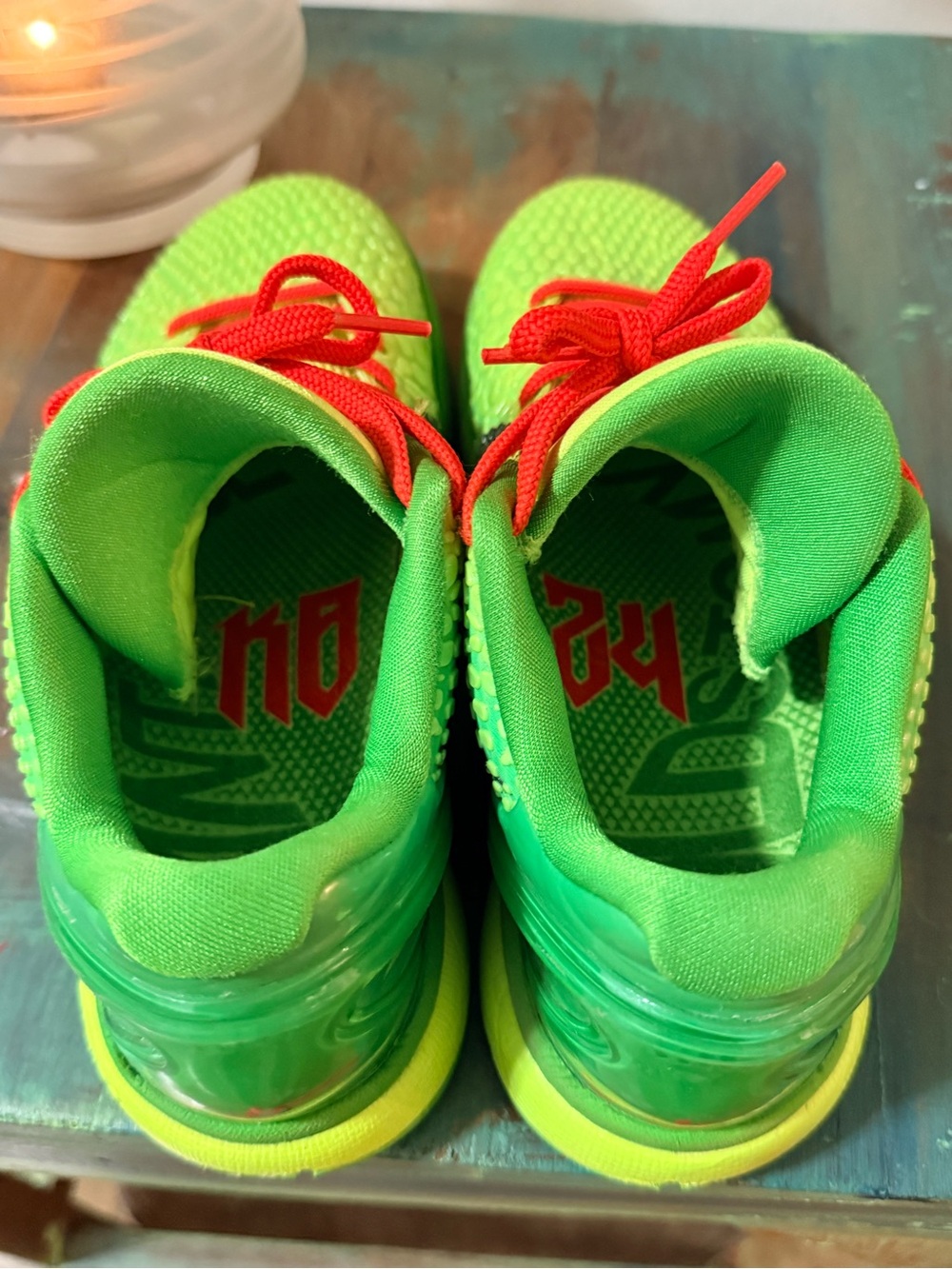 Nike Zoom 2020 Kobe 6 Pronto Grinch Size 7.5 - Picture 7 of 10